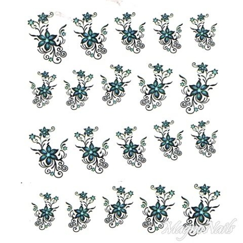 2D Nail Art One Stoke Sticker