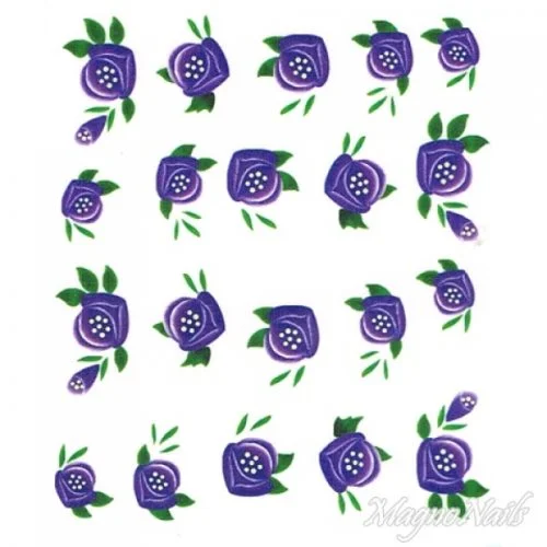 2D Nail Art One Stoke Sticker