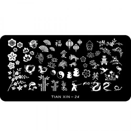 Stamping Schablone A01