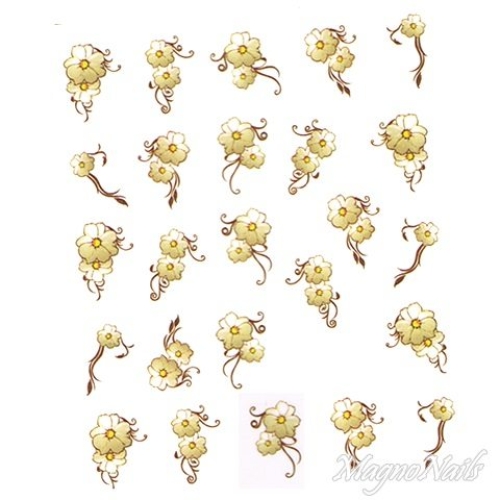 2D Nail Art One Stoke Sticker