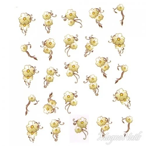 2D Nail Art One Stoke Sticker