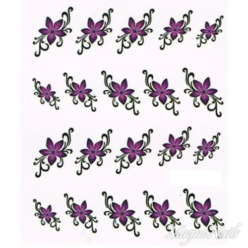 2D Nail Art One Stoke Sticker