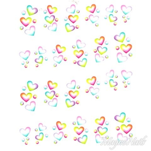 2D Nail Art One Stoke Sticker