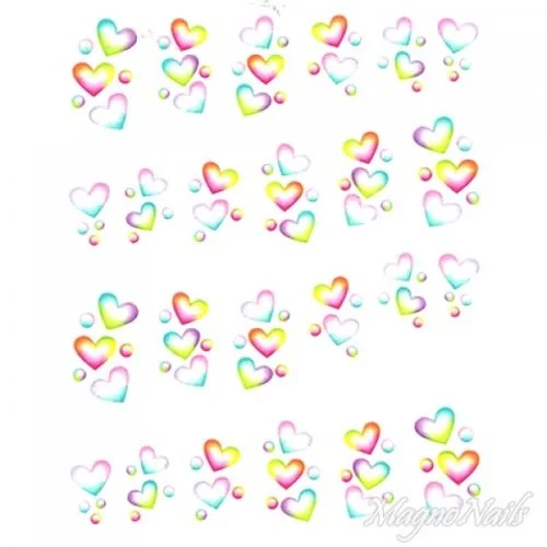 2D Nail Art One Stoke Sticker