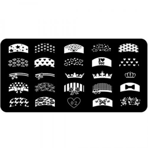 Stamping Schablone A01