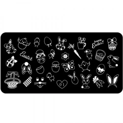 Stamping Schablone A01