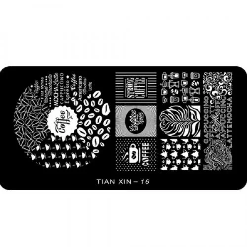 Stamping Schablone A01