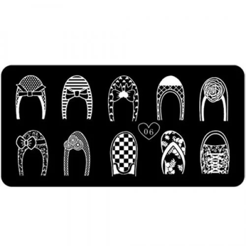 Stamping Schablone A01