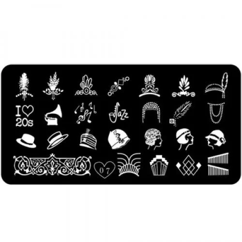 Stamping Schablone A01