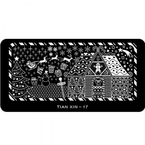 Stamping Schablone A01