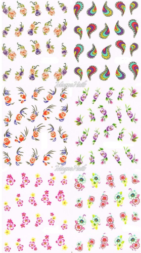 2D Nail Art Sticker
