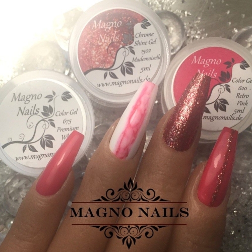 Preview: Rot Aquarel Nagelfolien Transfer Folien Blumen Nageldesign Ideen - Sommernägel - Sommer Nägel 