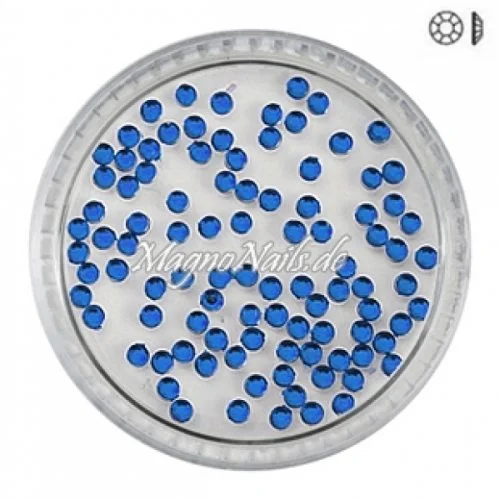 Ministrasssteine - rund dunkelblau Nail Nagelstudio Nägel Nailart Nail art