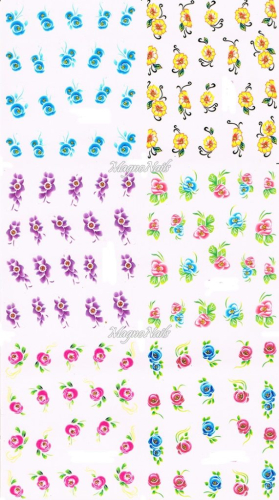 2D Nail Art Sticker