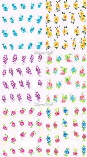 2D Nail Art Sticker