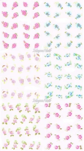 2D Nail Art Sticker