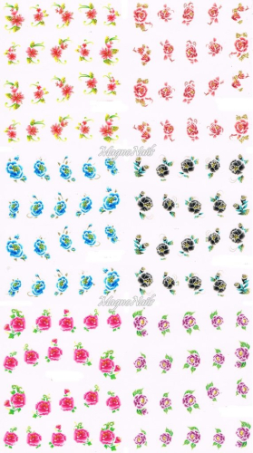 2D Nail Art Sticker