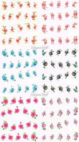 2D Nail Art Sticker