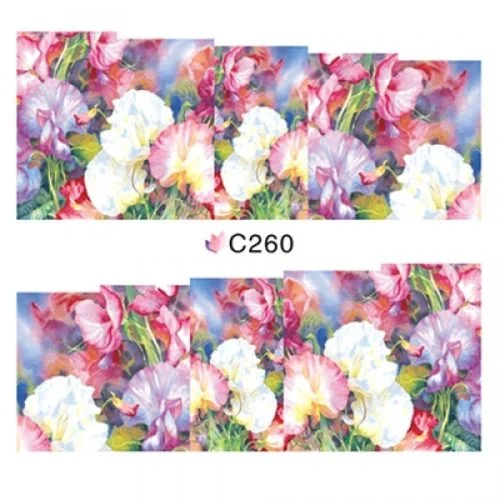 2D Nail Art One Stoke Sticker