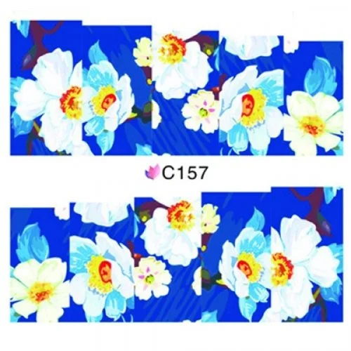 2D Nail Art One Stoke Sticker