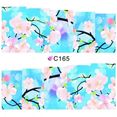 2D Nail Art One Stoke Sticker