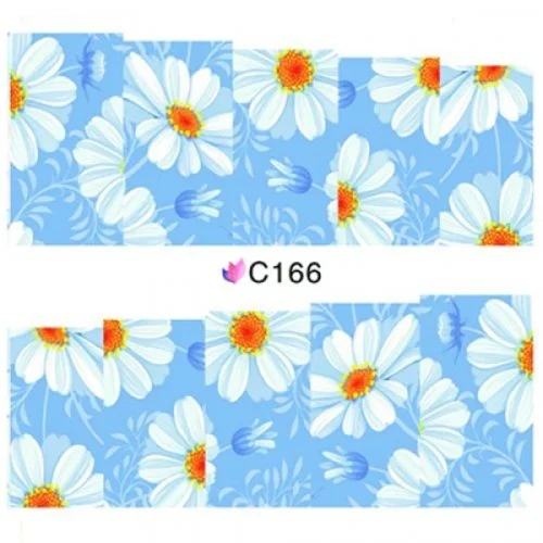 2D Nail Art One Stoke Sticker