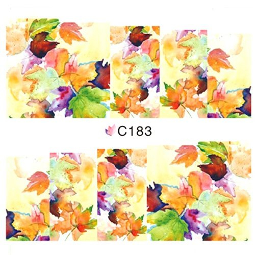 2D Nail Art One Stoke Sticker