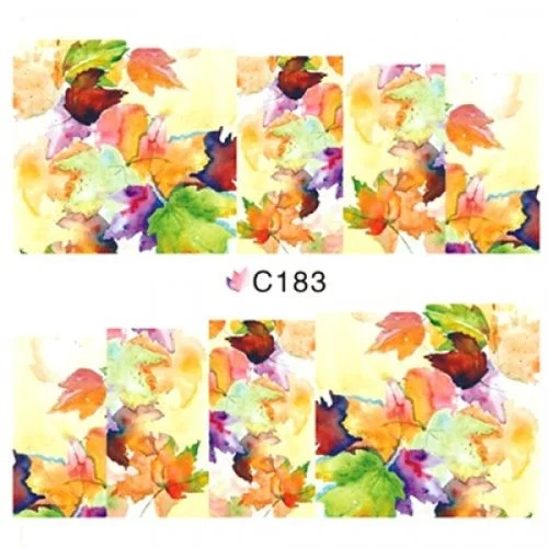 2D Nail Art One Stoke Sticker