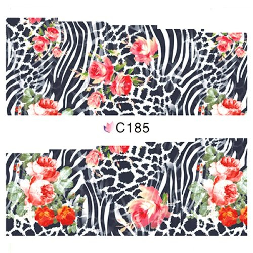 2D Nail Art One Stoke Sticker