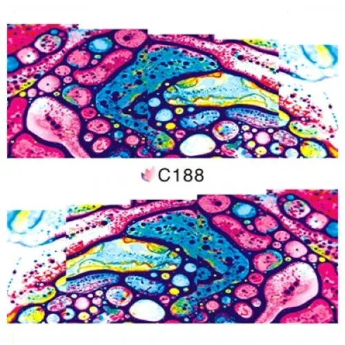 2D Nail Art One Stoke Sticker