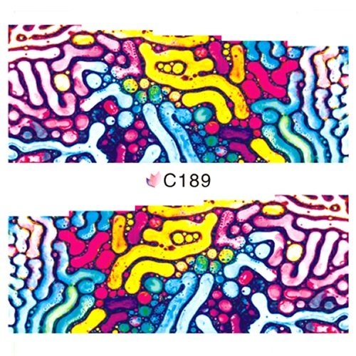 2D Nail Art One Stoke Sticker