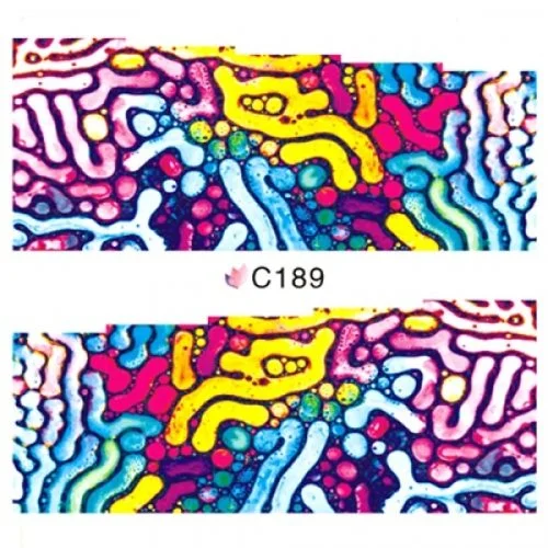 2D Nail Art One Stoke Sticker