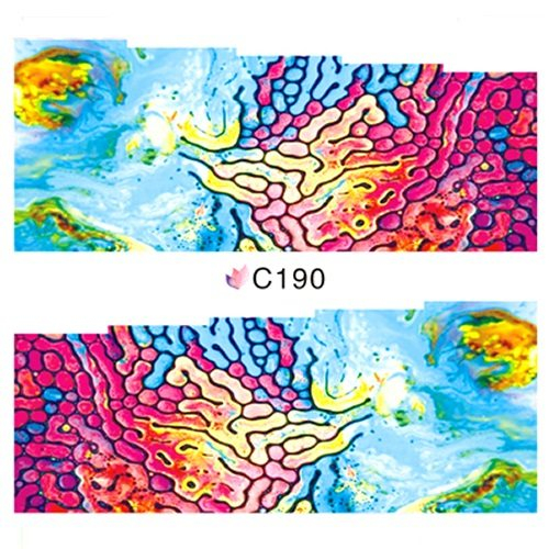 2D Nail Art One Stoke Sticker