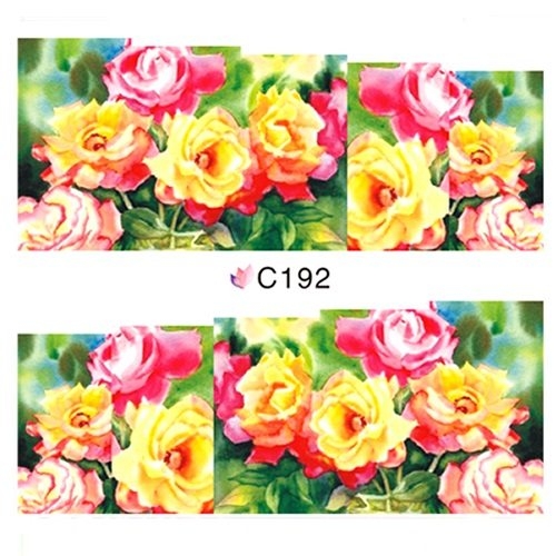 2D Nail Art One Stoke Sticker