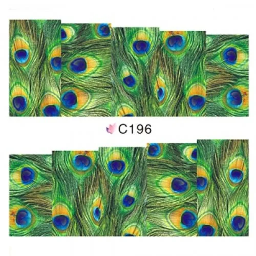 2D Nail Art One Stoke Sticker