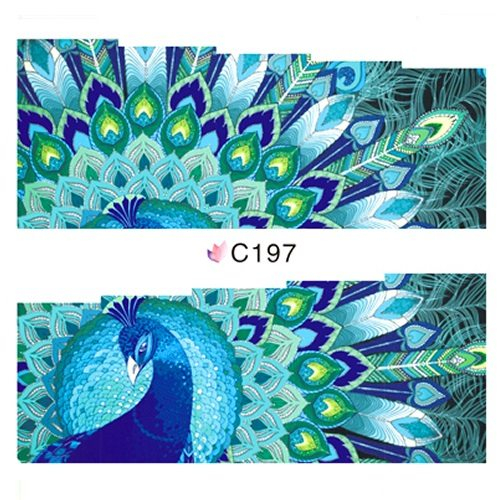 2D Nail Art One Stoke Sticker