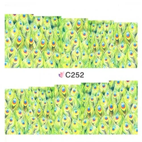 2D Nail Art One Stoke Sticker