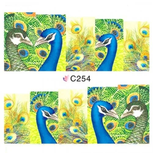 2D Nail Art One Stoke Sticker