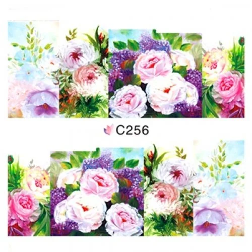 2D Nail Art One Stoke Sticker