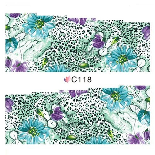 2D Nail Art One Stoke Sticker