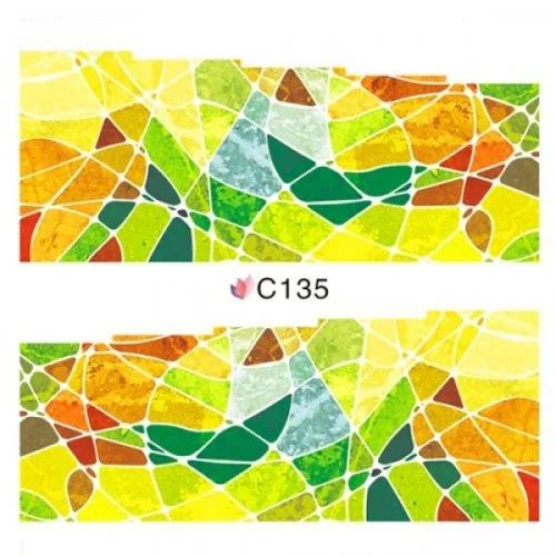 2D Nail Art One Stoke Sticker