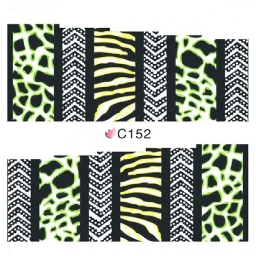 2D Nail Art One Stoke Sticker