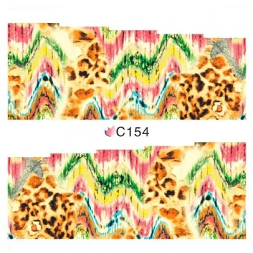 2D Nail Art One Stoke Sticker