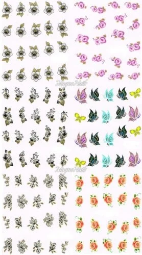 2D Nail Art Sticker