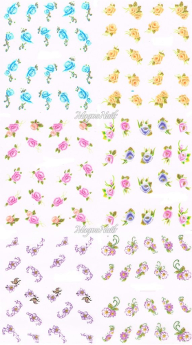 2D Nail Art Sticker