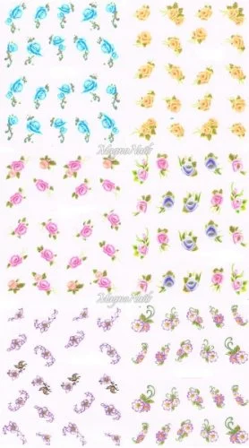 2D Nail Art Sticker