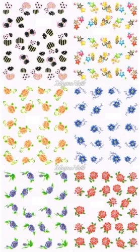 2D Nail Art Sticker