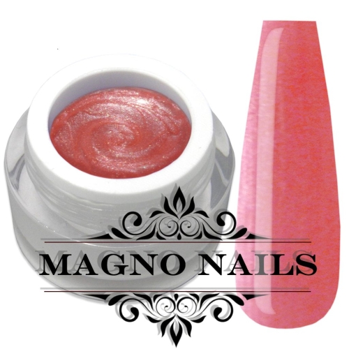 Metallic Coral Peach Pfirsich Herbst Farbgel UV Gel