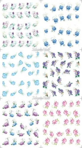 2D Nail Art Sticker