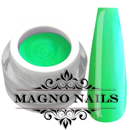 UV Gel - Neon Grün Metallicgel - Pearl Gel Mystic Green